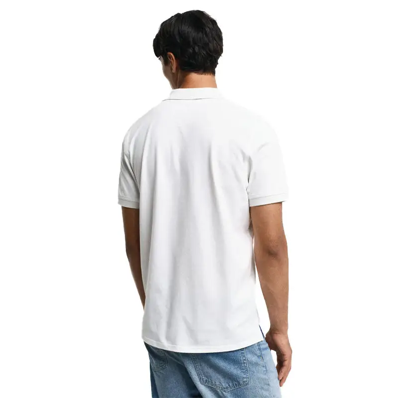 GANT REG CONTRAST PIQUE SS POLO EGGSHELL
