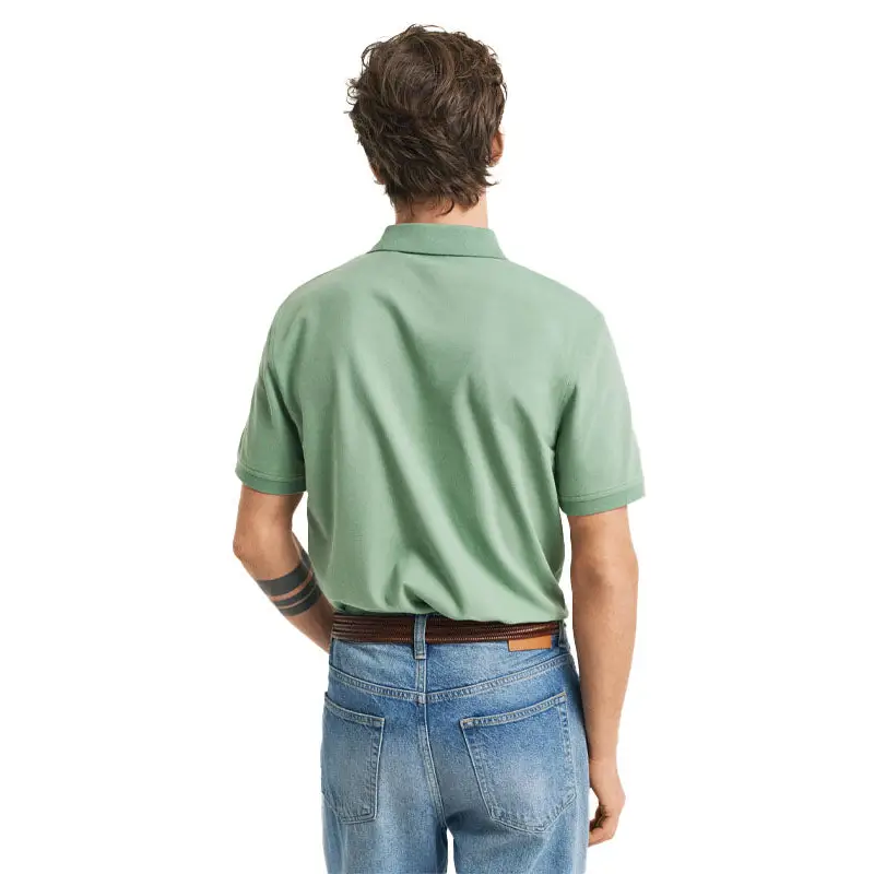 GANT REG CONTRAST PIQUE SS POLO KALAMATA GREEN