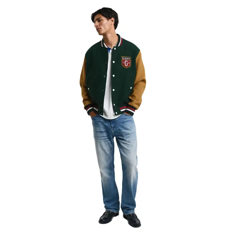 GANT REG CONTRAST PIQUE SS POLO KALAMATA GREEN