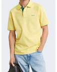 GANT REG CONTRAST PIQUE SS POLO VANILA YELLOW