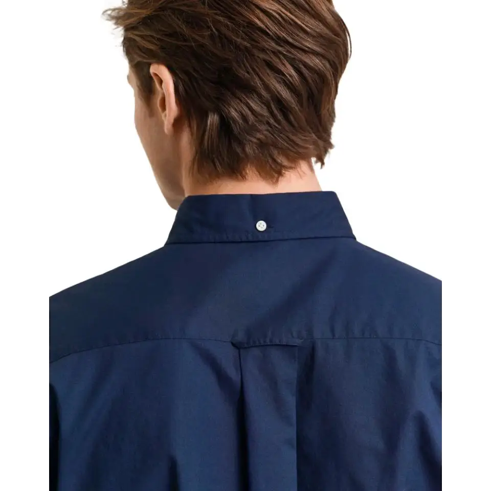 GANT REG JERSEY SHIRT MARINE - textil