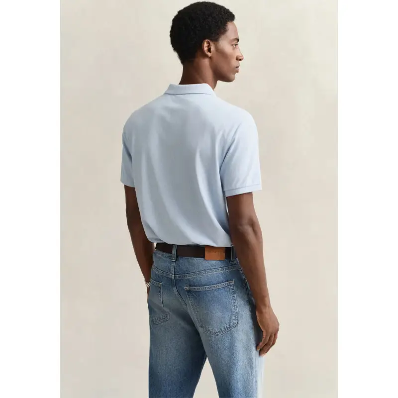 GANT REG SHIELD SS PIQUE POLO FRESH BLUE