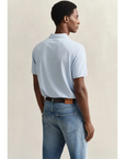 GANT REG SHIELD SS PIQUE POLO FRESH BLUE