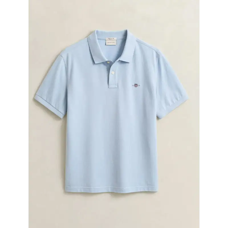 GANT REG SHIELD SS PIQUE POLO FRESH BLUE