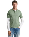 GANT REG SHIELD SS PIQUE POLO KALAMATA GREEN