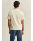 GANT REG SHIELD SS PIQUE POLO VANILA YELLOW