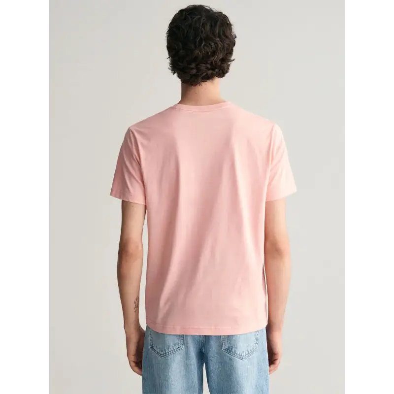 GANT REG SHIELD SS T SHIRT BUBBLEGUM PINK