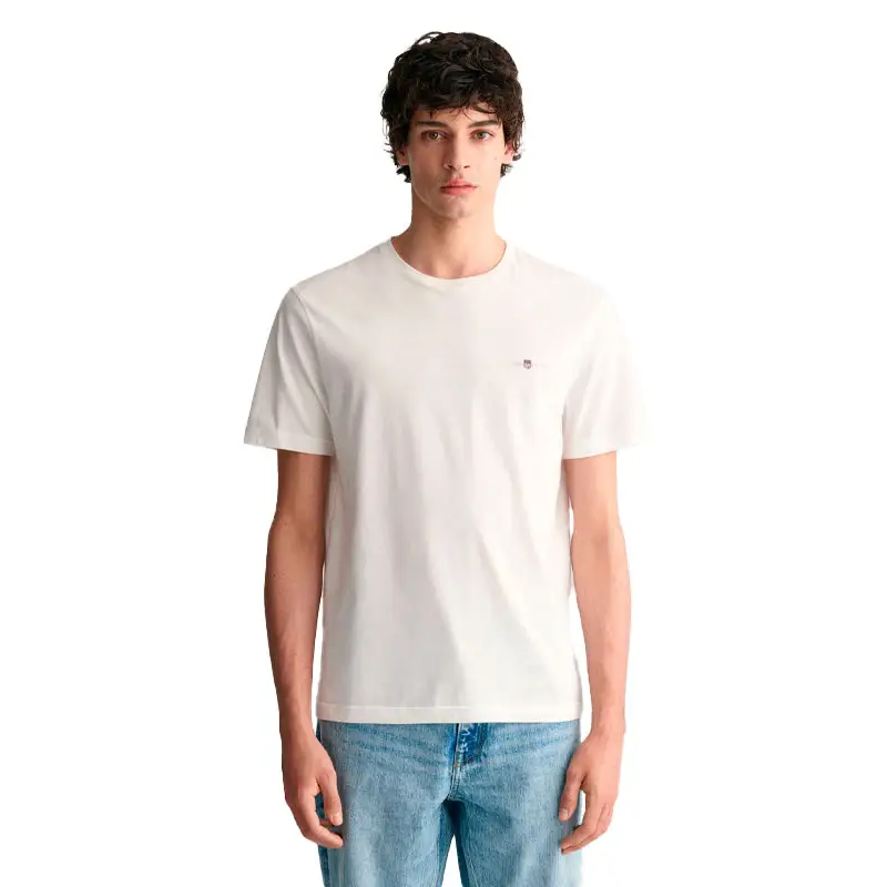 GANT REGULAR SHIELD SS T-SHIRT BLANCO