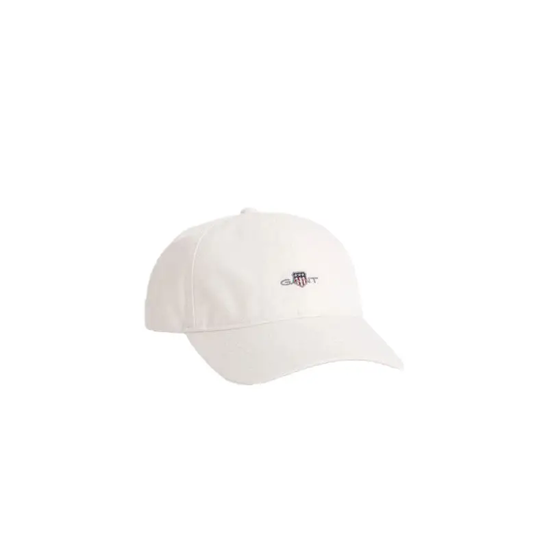 GANT SHIELD COTTON TWILL CAP EGGSHELL - TALLA ÚNICA / SIN c