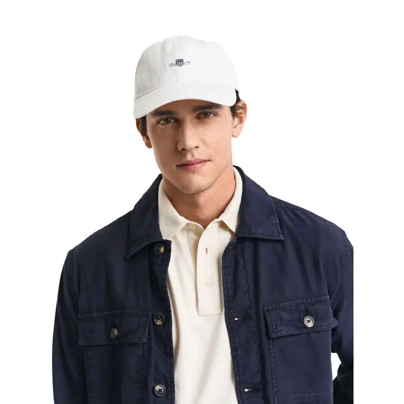 GANT SHIELD COTTON TWILL CAP EGGSHELL - TALLA ÚNICA / SIN c