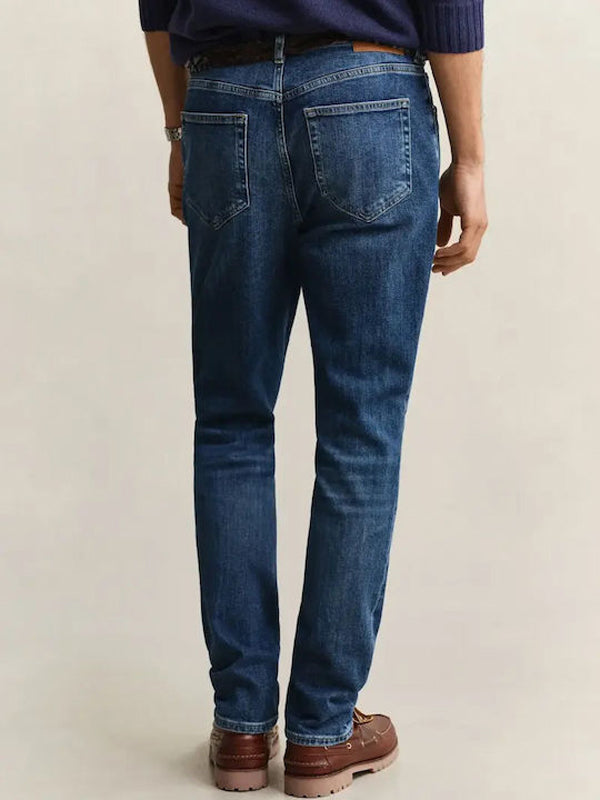GANT SLIM GANT JEANS MID BLUE BROKEN IN