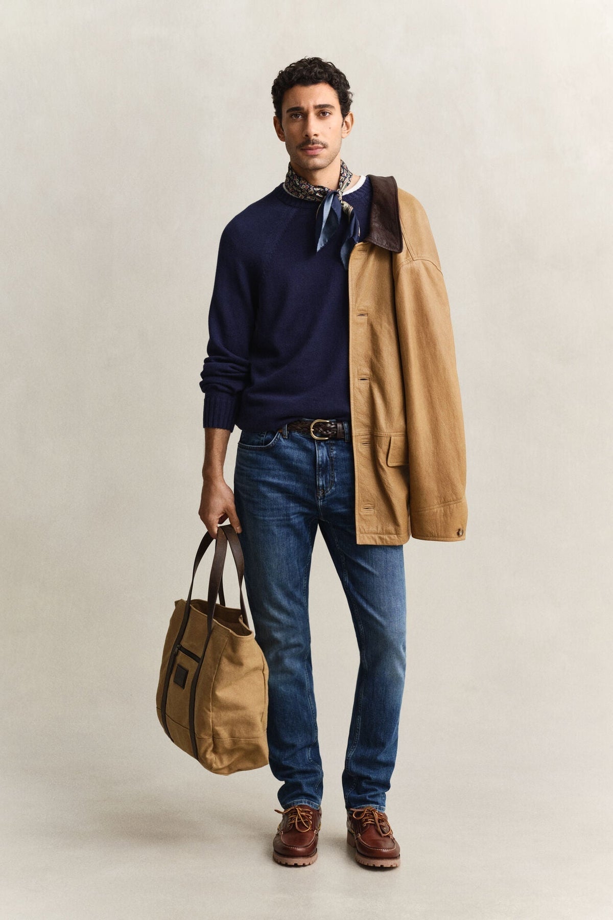 GANT SLIM GANT JEANS MID BLUE BROKEN IN