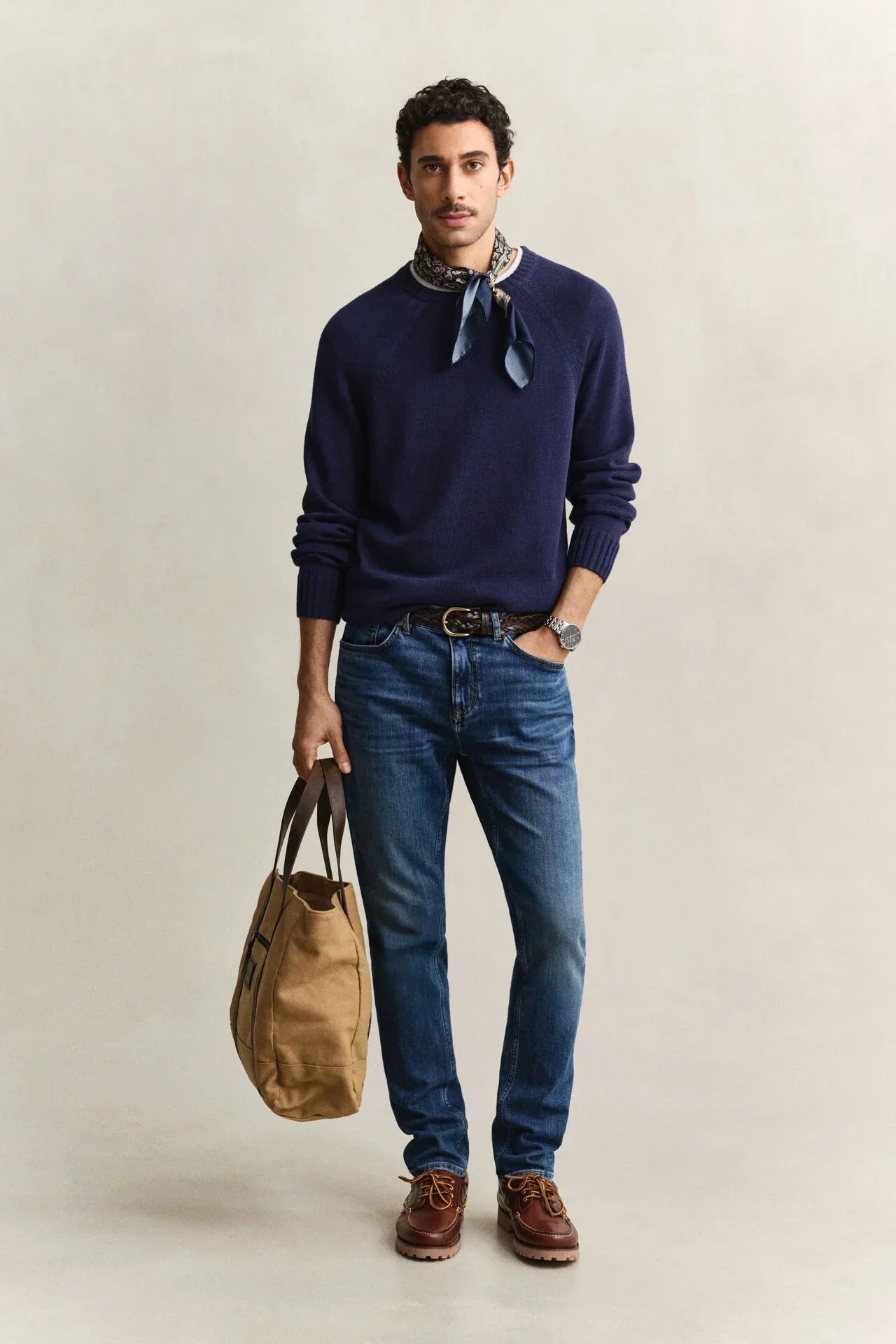 GANT SLIM GANT JEANS MID BLUE BROKEN IN