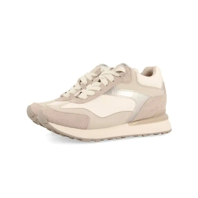 GIOSEPPO SNEAKERS CUÑA INTERNA CASTILE PLATA