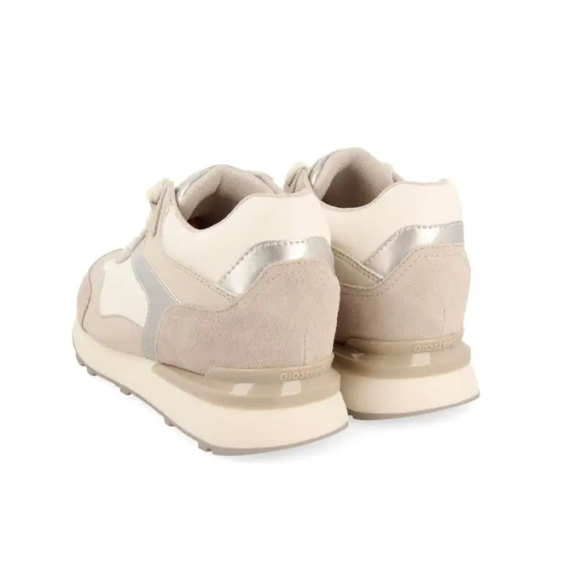 GIOSEPPO SNEAKERS CUÑA INTERNA CASTILE PLATA