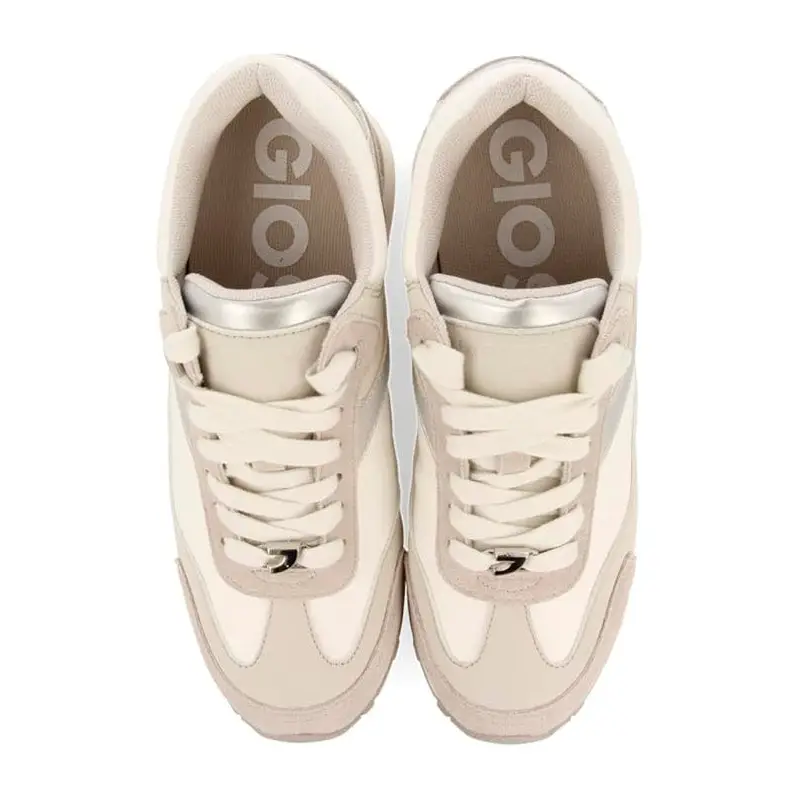 GIOSEPPO SNEAKERS CUÑA INTERNA CASTILE PLATA