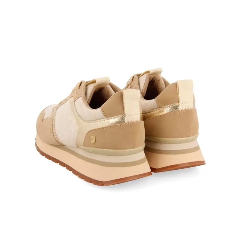 GIOSEPPO SNEAKERS FIELTRO Y STRASS ARDAGGER BEIGE