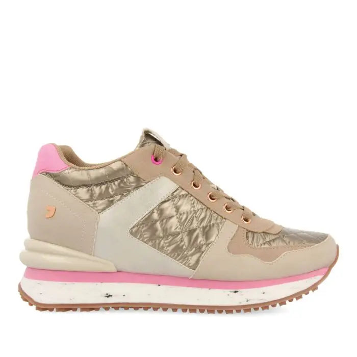 GIOSEPPO ZAPATILLAS STOCKEM ORO Y ROSA