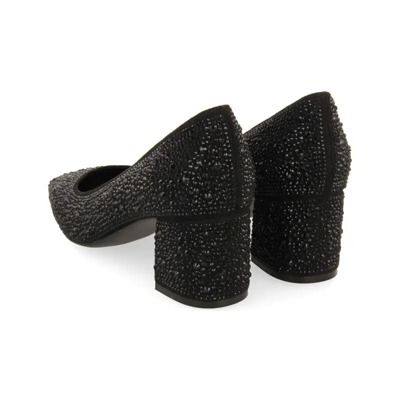 GIOSEPPO ZAPATO DE TACÓN CON STRASS DARNICK NEGRO