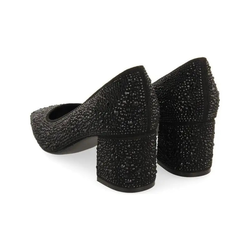 GIOSEPPO ZAPATO DE TACÓN CON STRASS DARNICK NEGRO