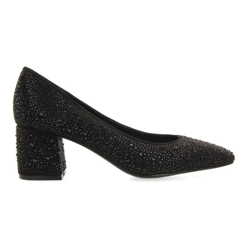 GIOSEPPO ZAPATO DE TACÓN CON STRASS DARNICK NEGRO