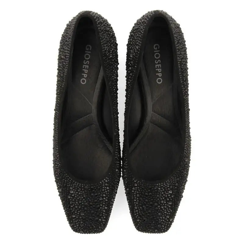 GIOSEPPO ZAPATO DE TACÓN CON STRASS DARNICK NEGRO