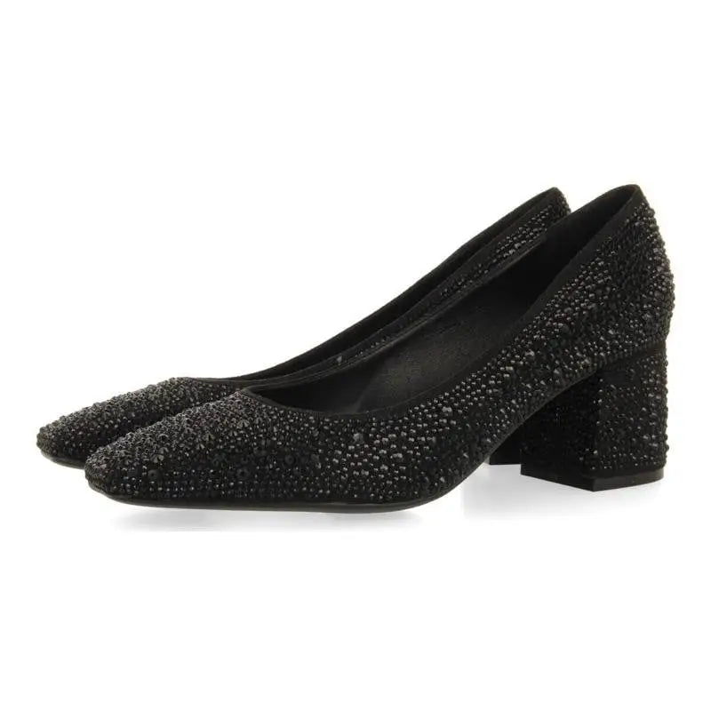 GIOSEPPO ZAPATO DE TACÓN CON STRASS DARNICK NEGRO