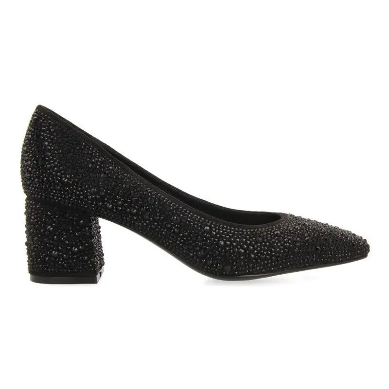 GIOSEPPO ZAPATO DE TACÓN CON STRASS DARNICK NEGRO