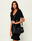 GUESS ELLA LOGO GIRLFRIEND CROSSBODY BLACK LOGO
