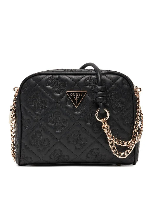 GUESS ADELASIA CAMERA CROSSBODY BLACK - BANDOLERA / NEGRO / 1 - textil