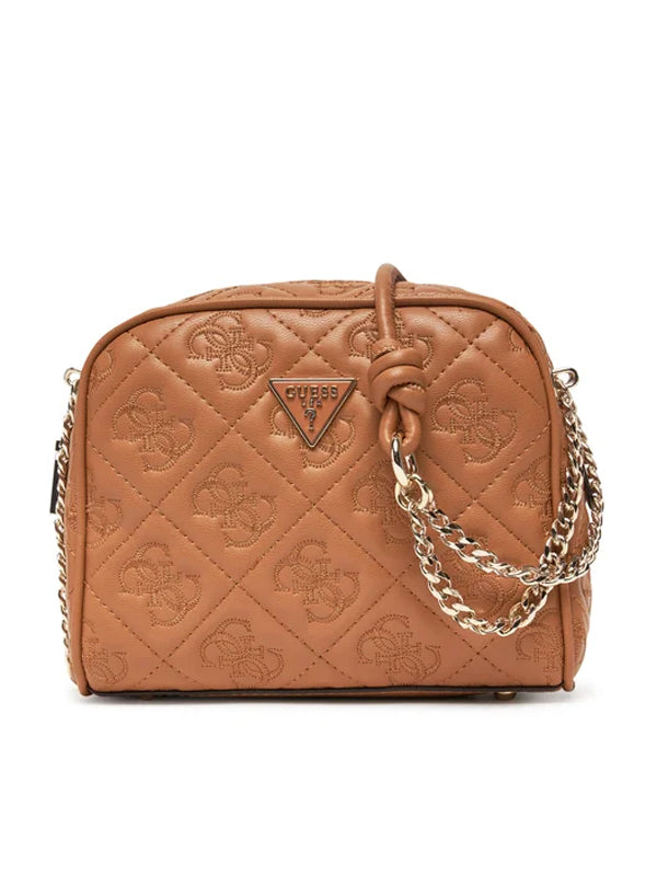 GUESS ADELASIA CAMERA CROSSBODY CARAMEL - BANDOLERA / CUERO / 1 - textil
