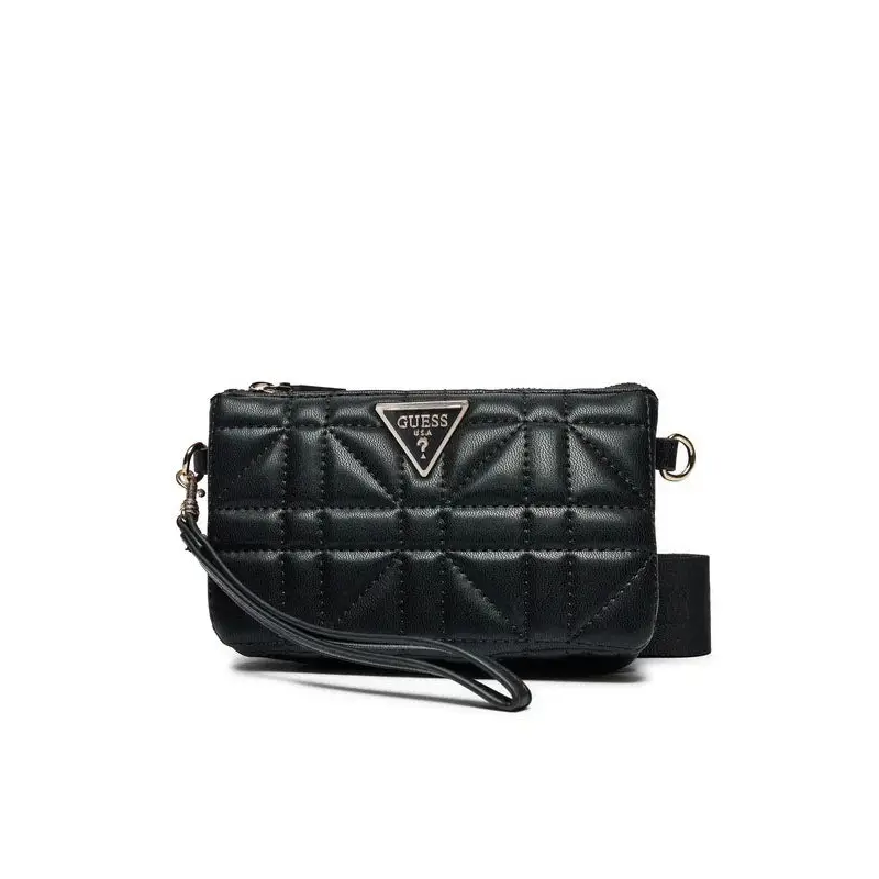 GUESS BANDOLERA LATONA MINI NEGRO - TALLA ÚNICA