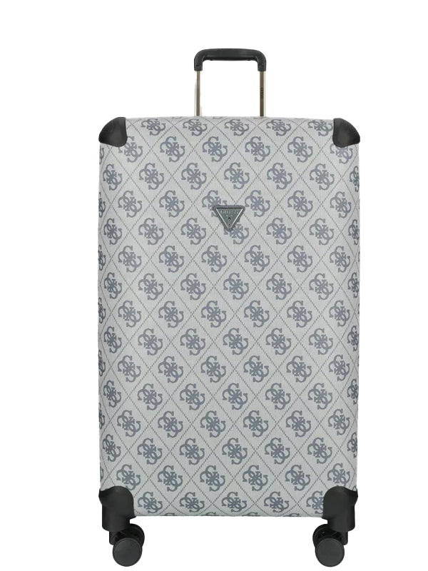 GUESS BERTA 28 IN 8 WHEELER SLATE LOGO - MALETA / GRIS-GRIS OSCURO / 1 - COMPLEMENTOS