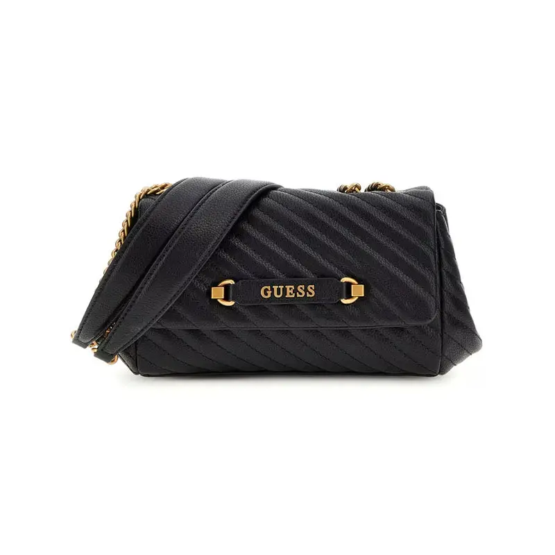 GUESS BOLSO SELA CONVERTIBLE XBODY FLAP NEGRO - TALLA ÚNICA