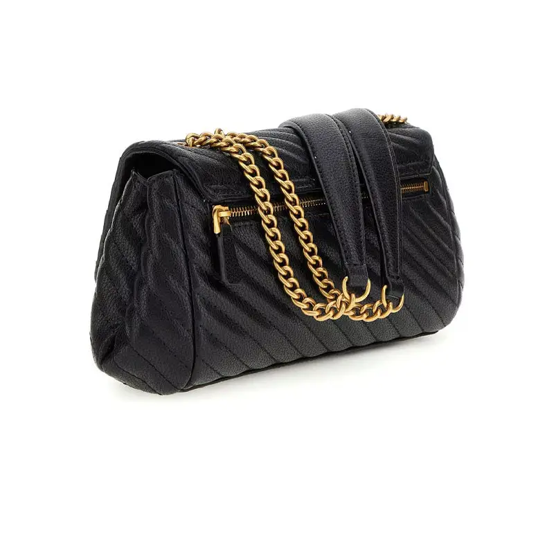 GUESS BOLSO SELA CONVERTIBLE XBODY FLAP NEGRO - TALLA ÚNICA
