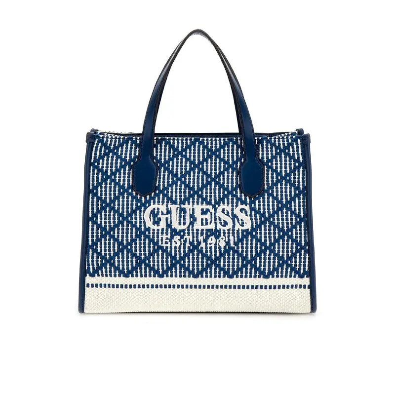 GUESS BOLSO SILVANA 2 AZUL - TALLA ÚNICA