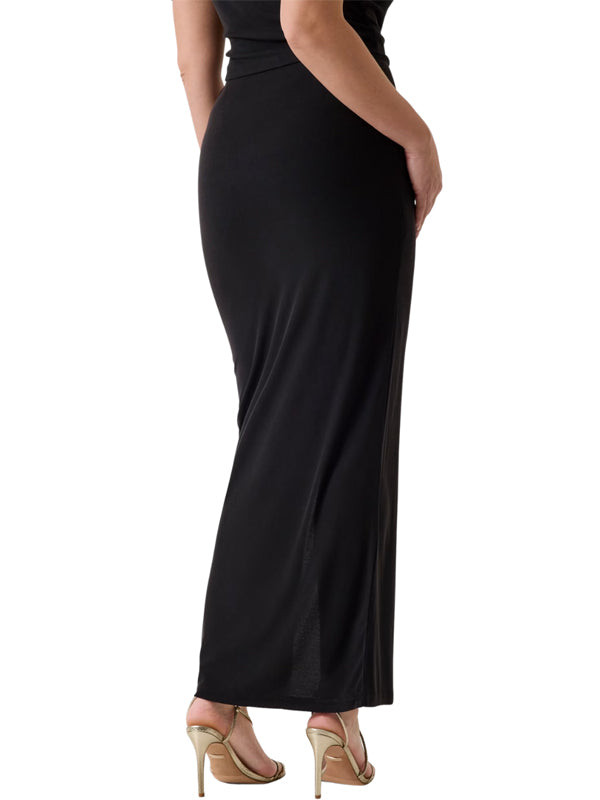 GUESS BRIGITTE MIDI SKIRT JET BLACK A996