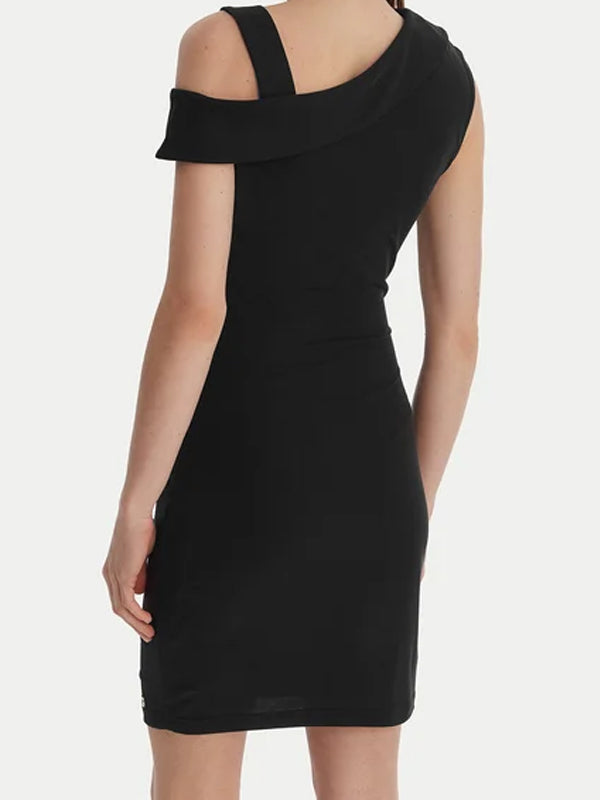 GUESS BRIGITTE MINI DRESS JET BLACK A996 - ROPA