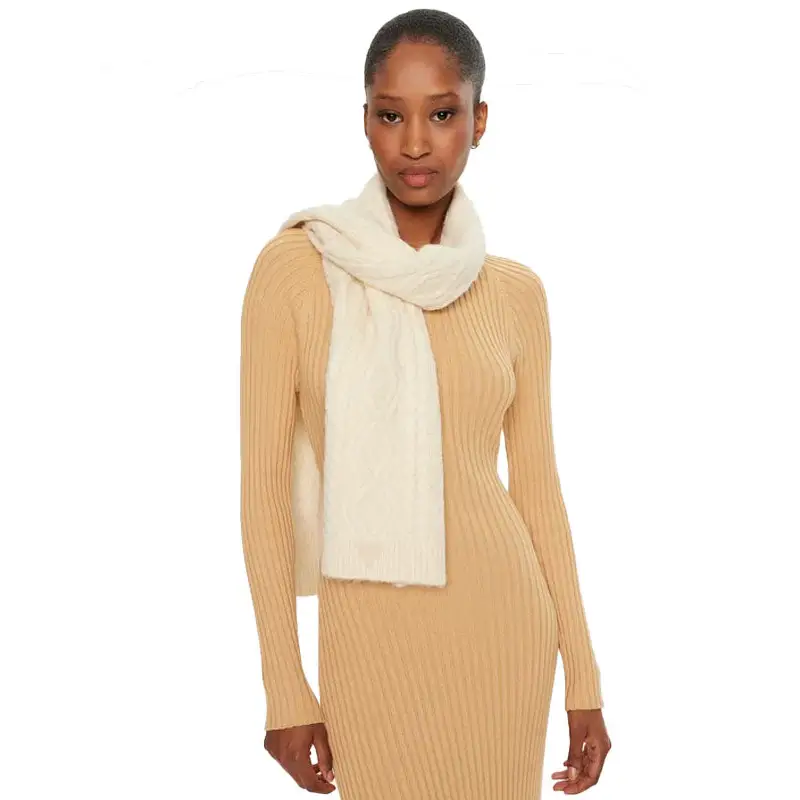 GUESS BUFANDA 30X180 BEIGE - TALLA ÚNICA