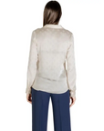 GUESS LS MARTHE LOGO SHIRT VANILLA BLUSH