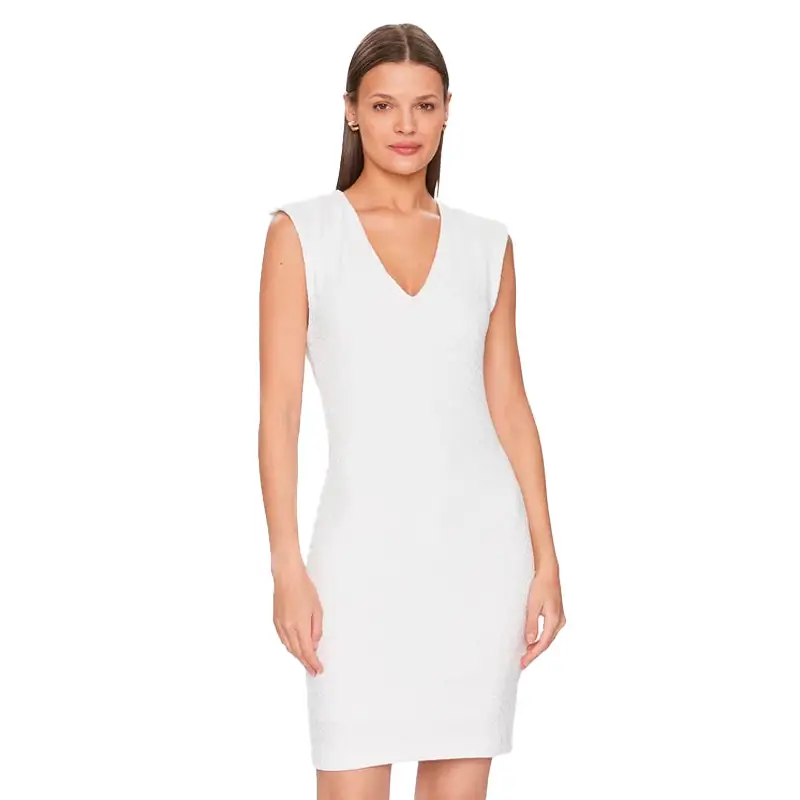 GUESS SL OFELIA DRESS PURE WHITE