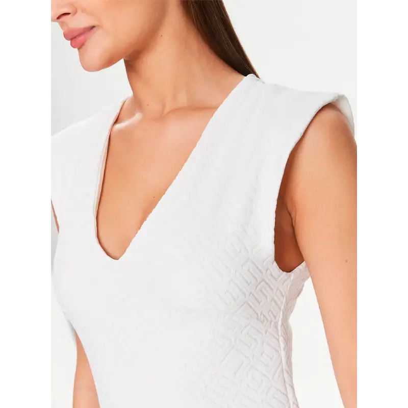 GUESS SL OFELIA DRESS PURE WHITE