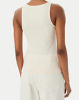 GUESS SL ROUND NK GUENDALINA TOP COSMIC VANILLA