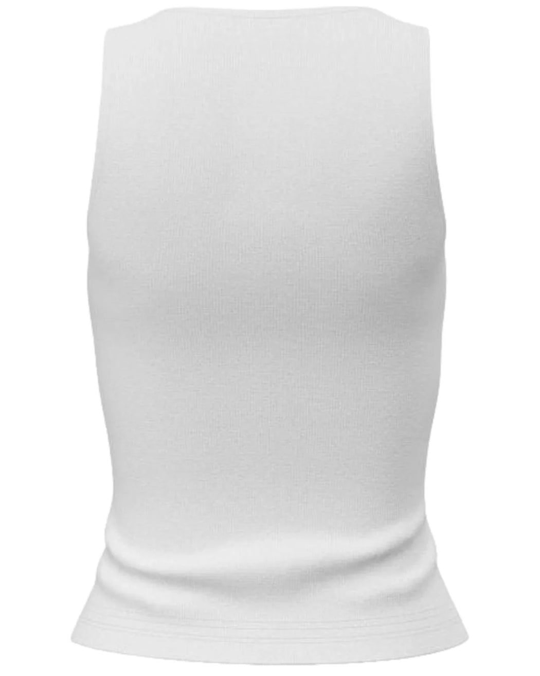 GUESS SL ROUND NK GUENDALINA TOP PURE WHITE