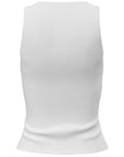 GUESS SL ROUND NK GUENDALINA TOP PURE WHITE