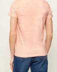 GUESS SS CN MINI STRASS TRIANGLE TEE COSMIC VANILLA COLD