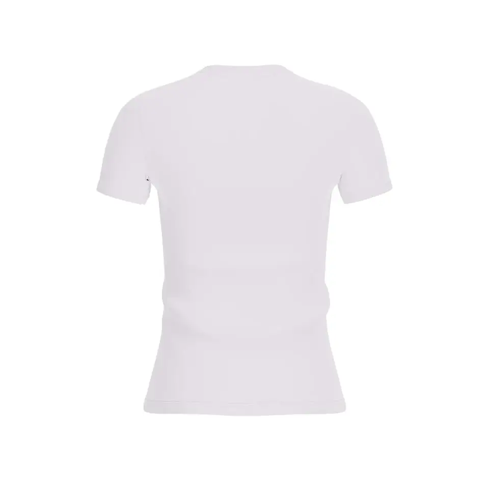 GUESS SS VN MINI TRIANGLE TEE PURE WHITE