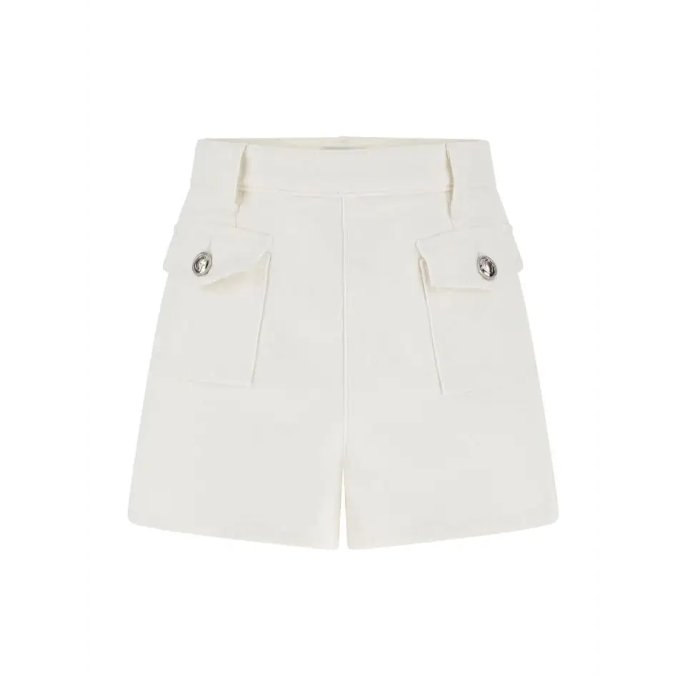 GUESS ZELIA DENIM SHORT PURE WHITE