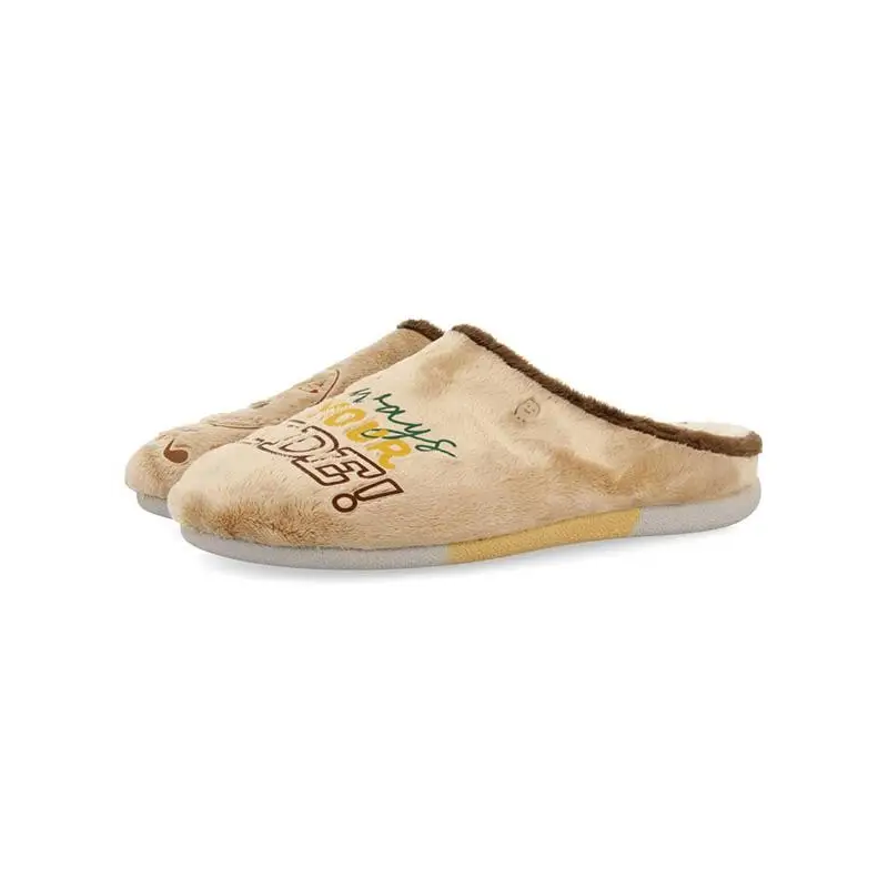 HOT POTATOES ZAPATILLAS DE CASA GOLSPIE BEIGE