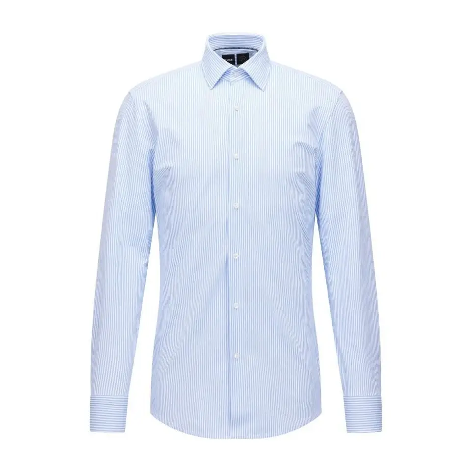 HUGO BOSS CAMISA P-HANK KENT C1 BRIGHT BLUE